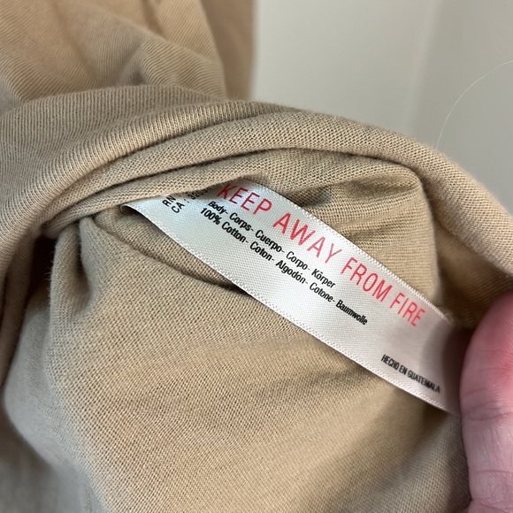 Free People Movement Reflect Layer Tee Long Sleeve Sand Dune NWOT - Picture 9 of 10